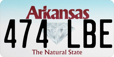 AR license plate 474LBE