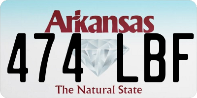 AR license plate 474LBF