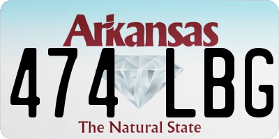 AR license plate 474LBG
