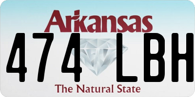 AR license plate 474LBH