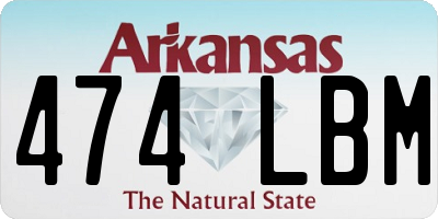 AR license plate 474LBM