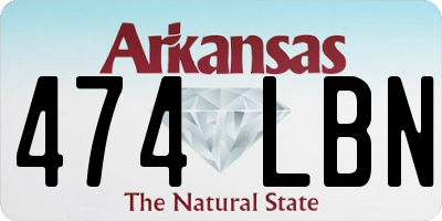 AR license plate 474LBN