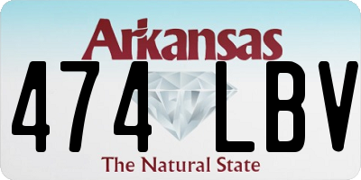 AR license plate 474LBV
