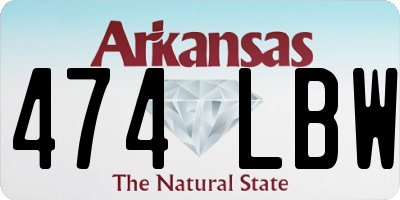 AR license plate 474LBW