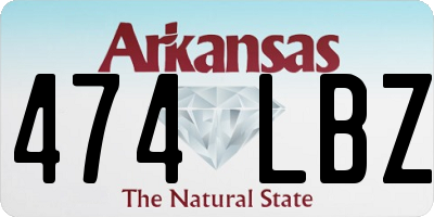 AR license plate 474LBZ