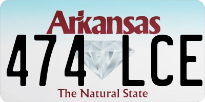 AR license plate 474LCE