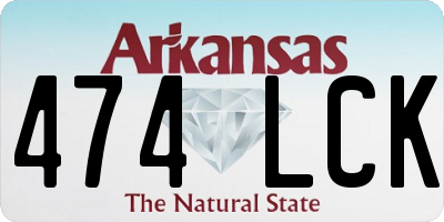AR license plate 474LCK