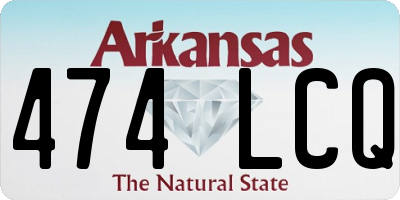 AR license plate 474LCQ