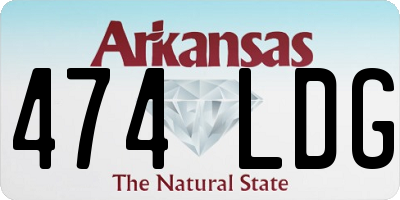 AR license plate 474LDG