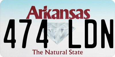 AR license plate 474LDN