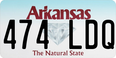 AR license plate 474LDQ