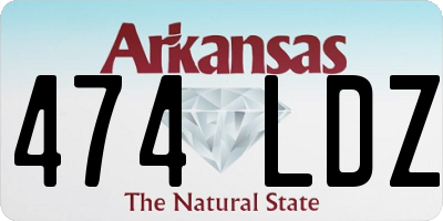 AR license plate 474LDZ