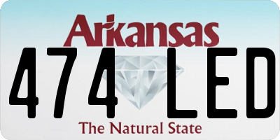 AR license plate 474LED
