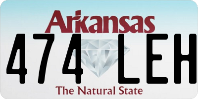 AR license plate 474LEH