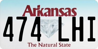 AR license plate 474LHI