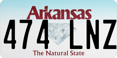 AR license plate 474LNZ