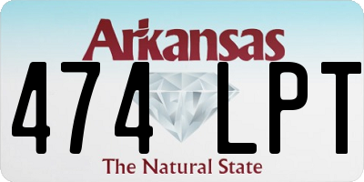 AR license plate 474LPT