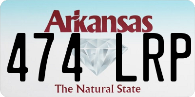AR license plate 474LRP