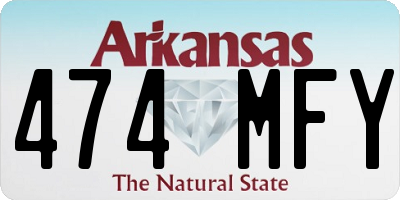AR license plate 474MFY