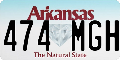 AR license plate 474MGH