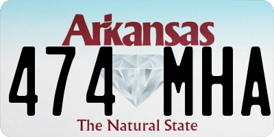 AR license plate 474MHA