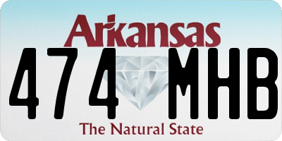 AR license plate 474MHB