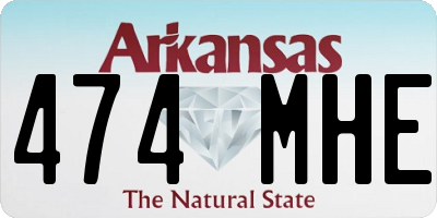AR license plate 474MHE