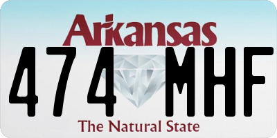 AR license plate 474MHF