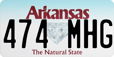 AR license plate 474MHG