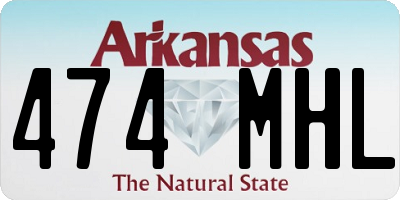 AR license plate 474MHL
