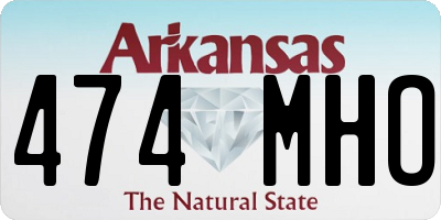 AR license plate 474MHO