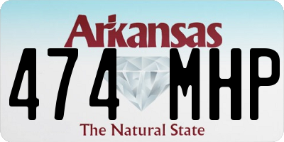 AR license plate 474MHP
