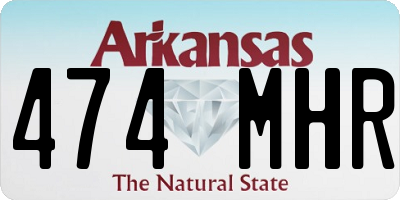 AR license plate 474MHR