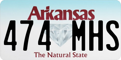AR license plate 474MHS