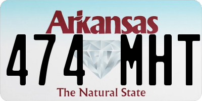 AR license plate 474MHT