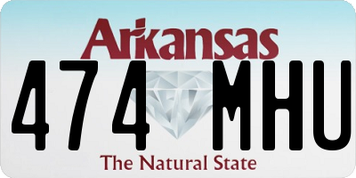 AR license plate 474MHU