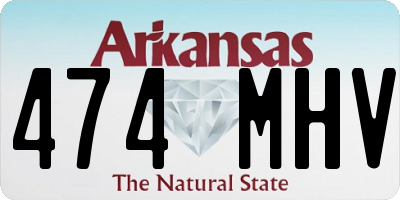 AR license plate 474MHV