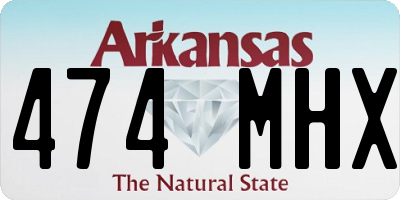 AR license plate 474MHX