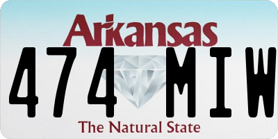 AR license plate 474MIW