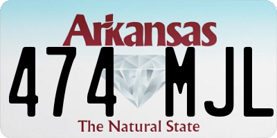 AR license plate 474MJL