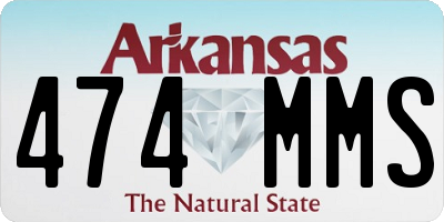 AR license plate 474MMS