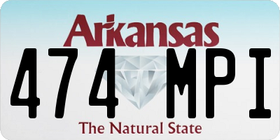 AR license plate 474MPI