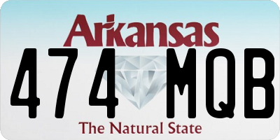 AR license plate 474MQB