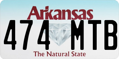 AR license plate 474MTB