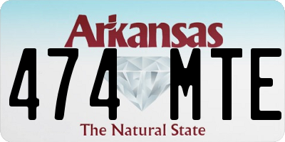AR license plate 474MTE