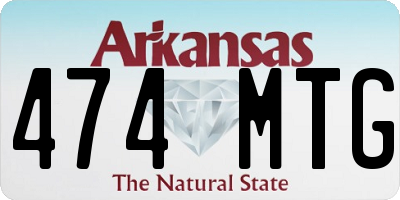 AR license plate 474MTG