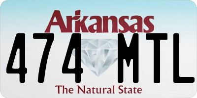 AR license plate 474MTL