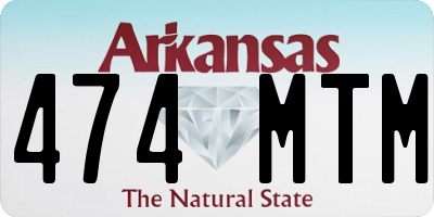 AR license plate 474MTM