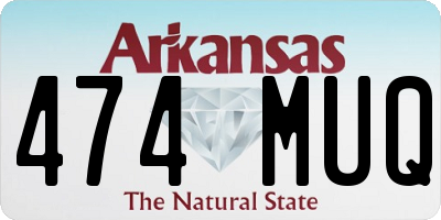 AR license plate 474MUQ