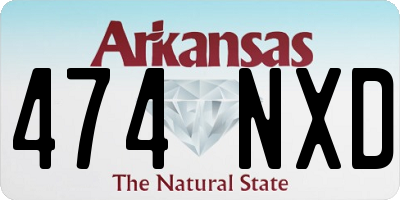 AR license plate 474NXD